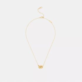 Collana con ciondolo a cerchi intrecciati