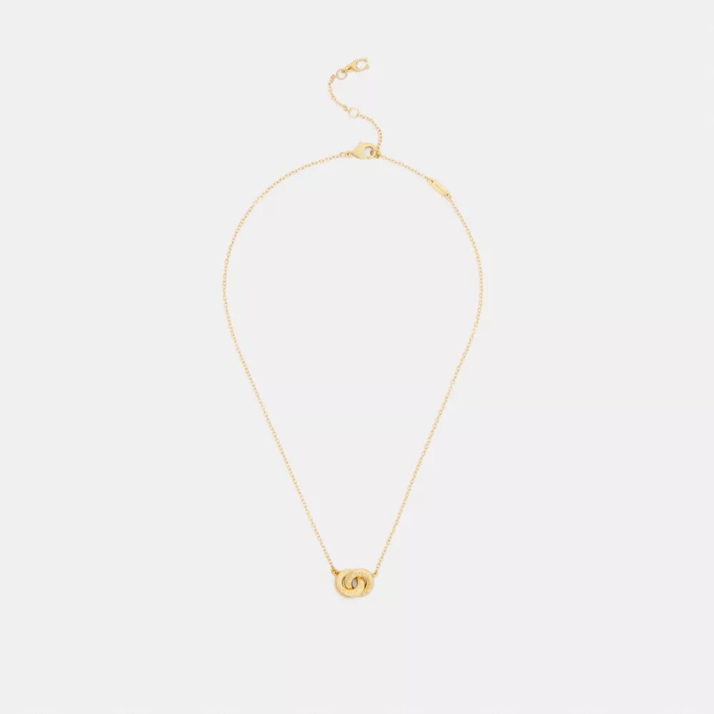 Collana con ciondolo a cerchi intrecciati