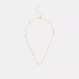 Collana con ciondolo a rondella a forma di perla cubica