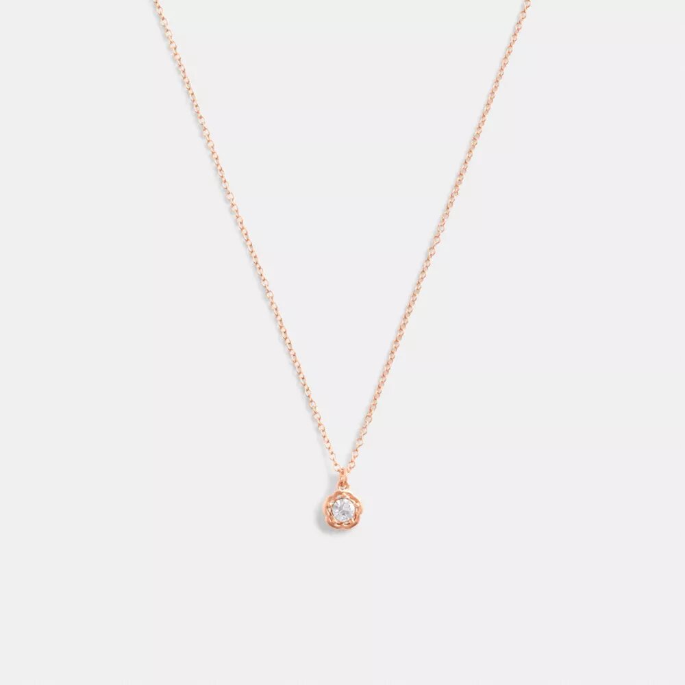 Collana con ciondolo “Halo Tea Rose”