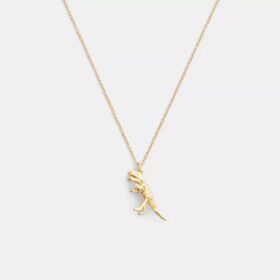 Collana con ciondolo Rexy scheletrato