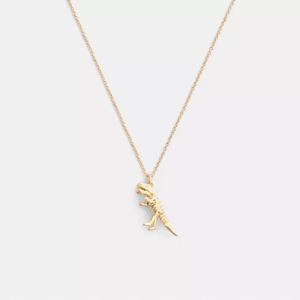 Collana con ciondolo Rexy scheletrato