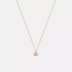 Collana con ciondolo rotondo "Halo"