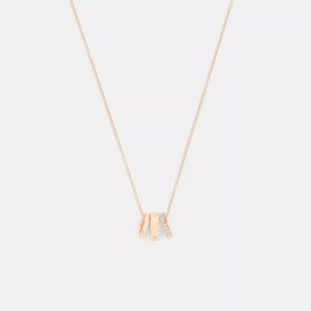 Collana con rondelle a C ripetute