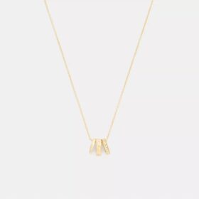 Collana con rondelle a C ripetute