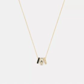 Collana con rondelle a C ripetute