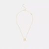 Collana con rondelle a C ripetute