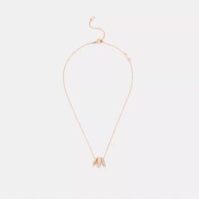 Collana con rondelle a C ripetute