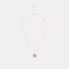 Collana con rondelle a C ripetute