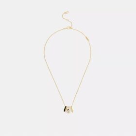 Collana con rondelle a C ripetute