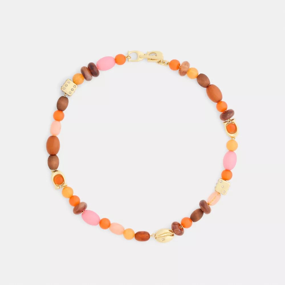 Collana girocollo con perline