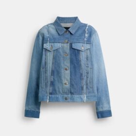 Giacca in denim riciclato