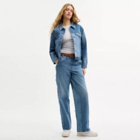 Giacca in denim riciclato