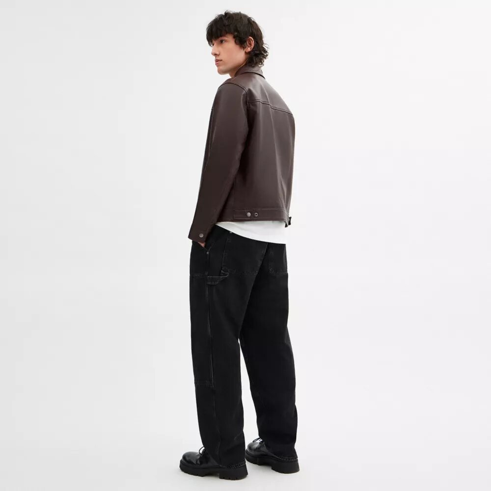 Giacca in pelle leggera Heritage C