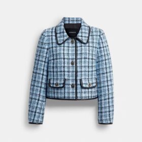 Giacca Turnlock in tweed
