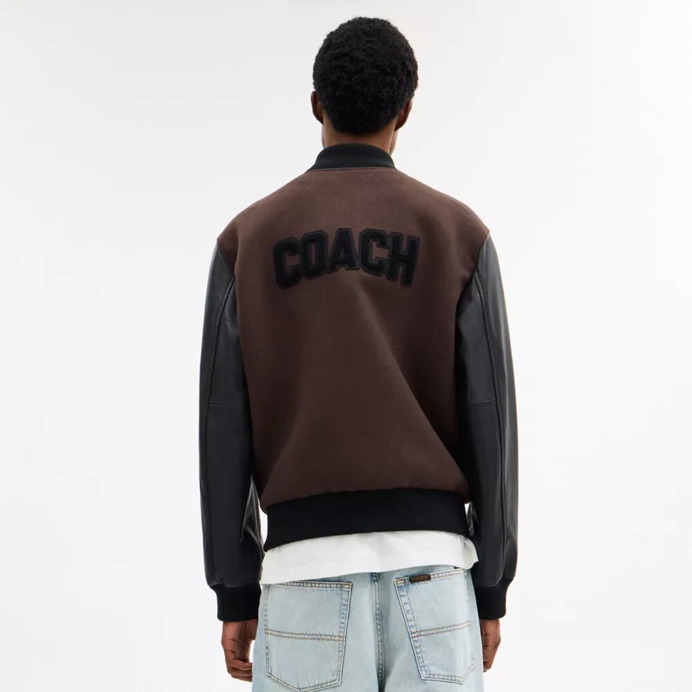 Giacca Varsity in lana