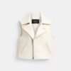 Gilet da moto in pelle
