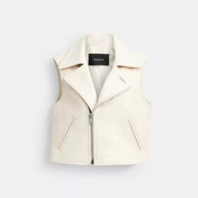 Gilet da moto in pelle