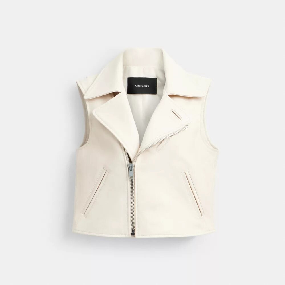 Gilet da moto in pelle