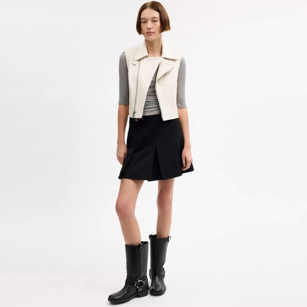 Gilet da moto in pelle