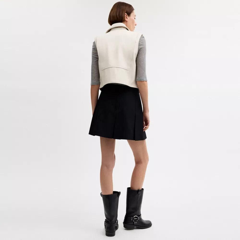 Gilet da moto in pelle