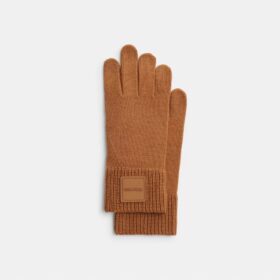 Guanti Knit Tech con toppa in gomma