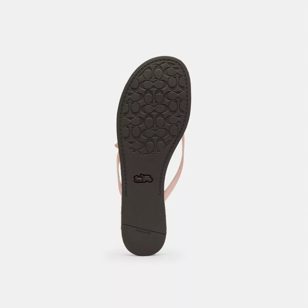 Infradito con fiocco in jacquard esclusivo