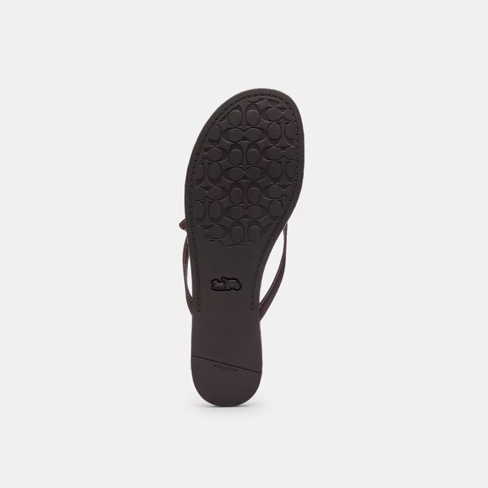 Infradito con fiocco in jacquard esclusivo