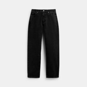 Jeans in denim dalla vestibilità dritta