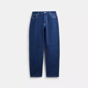 Jeans in denim dalla vestibilità dritta
