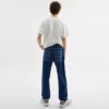 Jeans in denim dalla vestibilità dritta