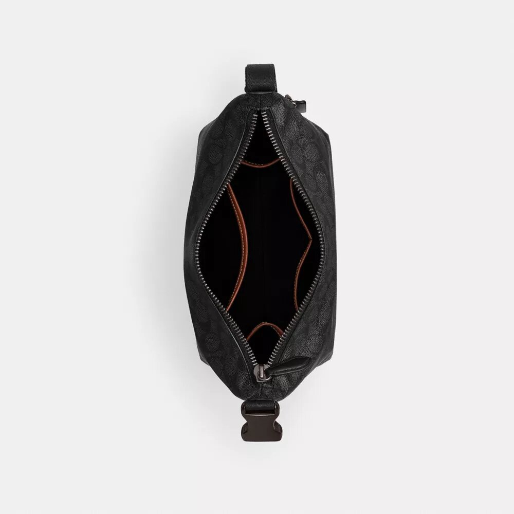 Kit da viaggio con chiusura Speedclip in Signature Canvas