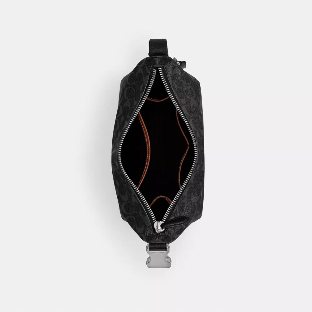 Kit da viaggio con chiusura Speedclip in Signature Canvas