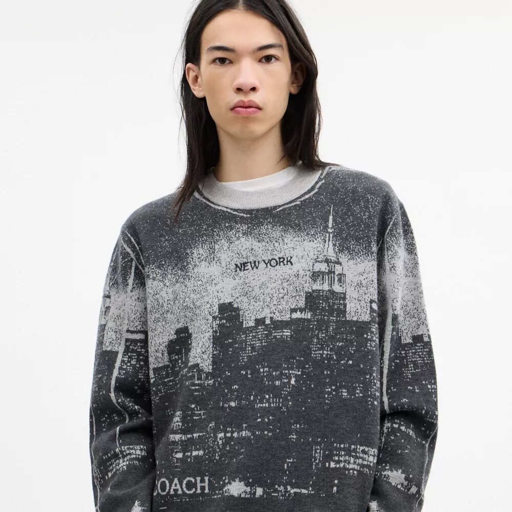 Maglie a girocollo "Postcard"