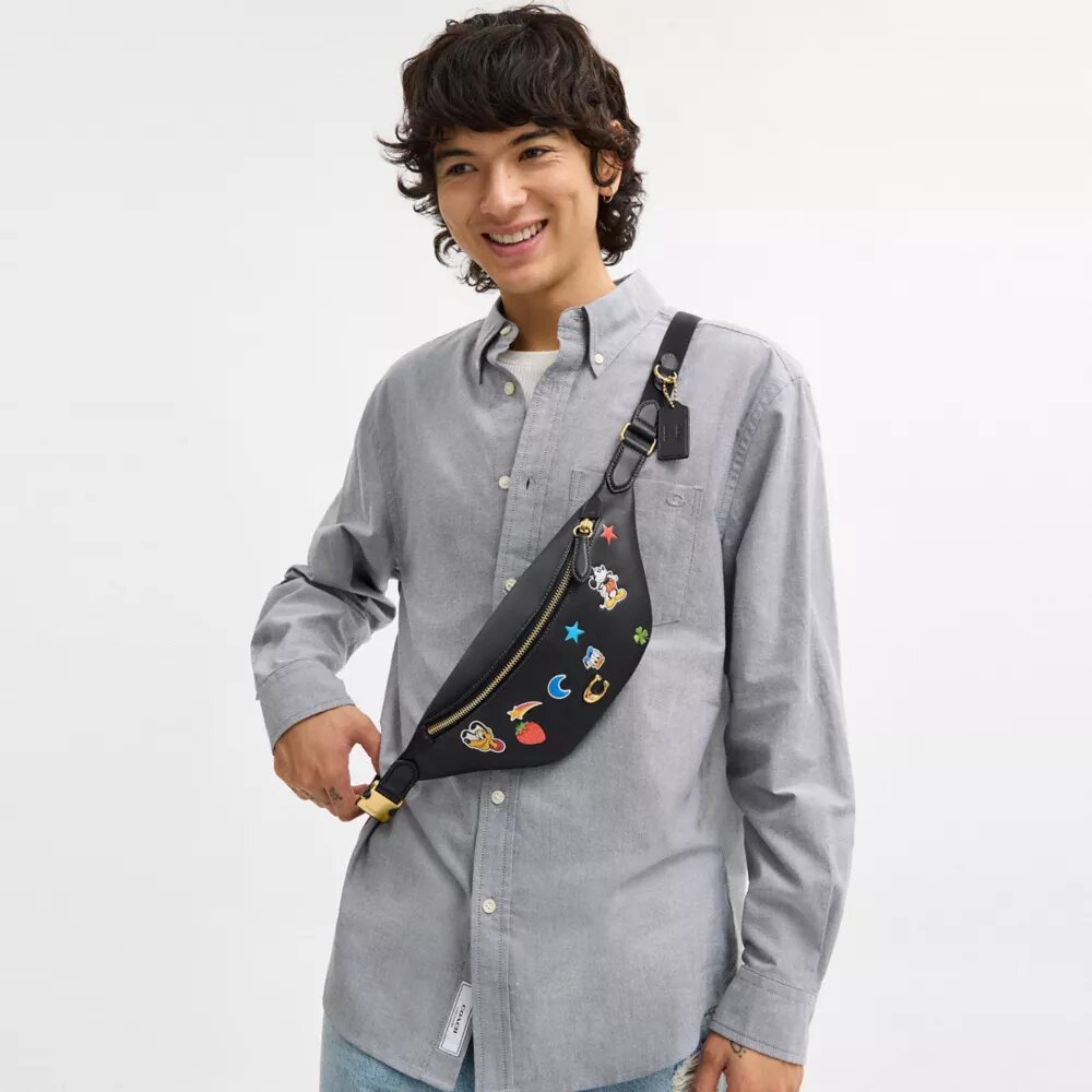 Marsupi Disney X Coach Charter 7 con stampa adesiva