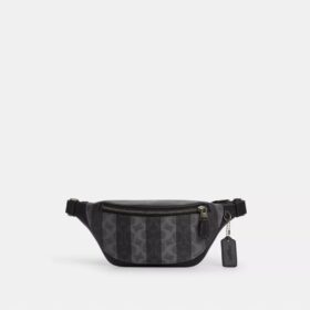 Marsupio Warren Mini in Signature Canvas a righe