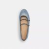 Mary Jane a doppia fibbia in denim "Loved"