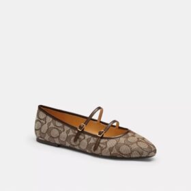 Mary Jane con doppia fibbia in jacquard esclusivo