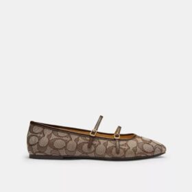 Mary Jane con doppia fibbia in jacquard esclusivo
