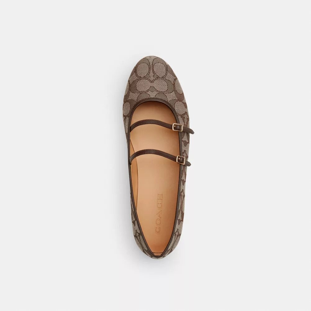 Mary Jane con doppia fibbia in jacquard esclusivo