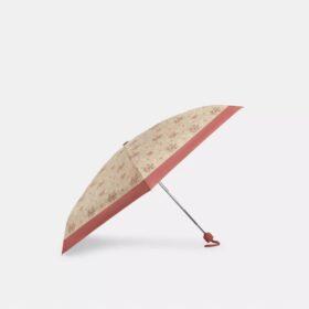 Mini ombrello con protezione UV e stampa floreale