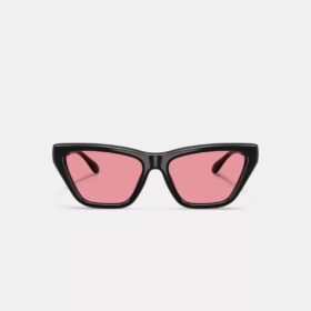 Occhiali da sole Cat Eye con dettagli in C