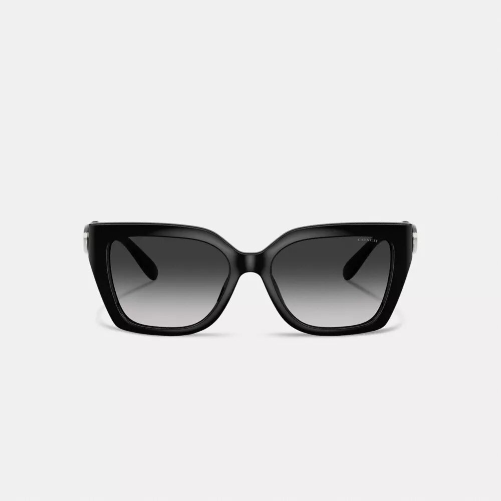 Occhiali da sole cat-eye quadrati "C" Maxi Sculpted a montatura intera