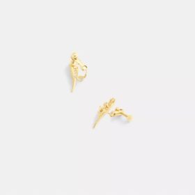 Orecchini a clip scheletrati Rexy