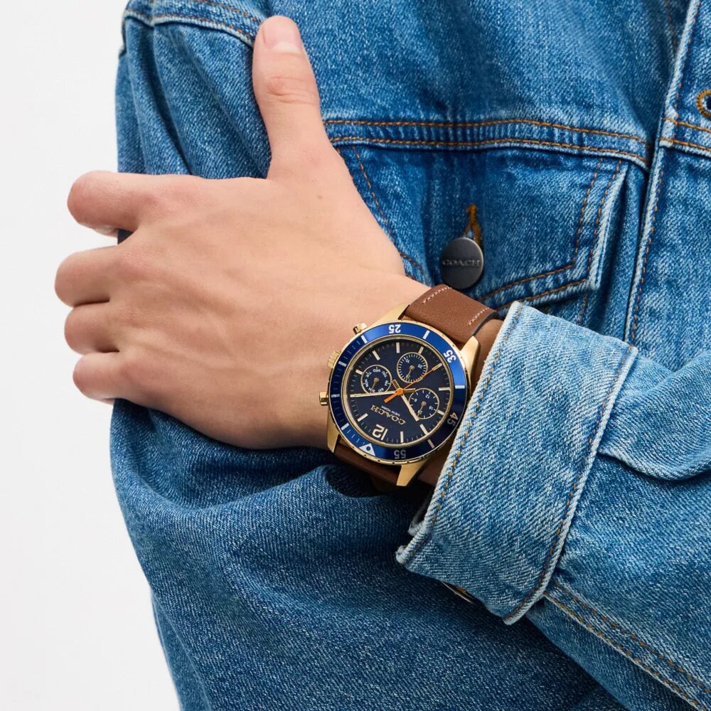Orologio cronografo Cole, 44 mm