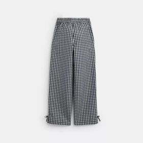 Pantaloni a quadretti con passanti Coachtopia