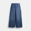 Pantaloni da carpentiere in denim esclusivo in cotone biologico