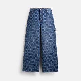 Pantaloni da carpentiere in denim esclusivo in cotone biologico