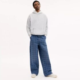 Pantaloni da carpentiere in denim esclusivo in cotone biologico