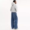 Pantaloni da carpentiere in denim esclusivo in cotone biologico
